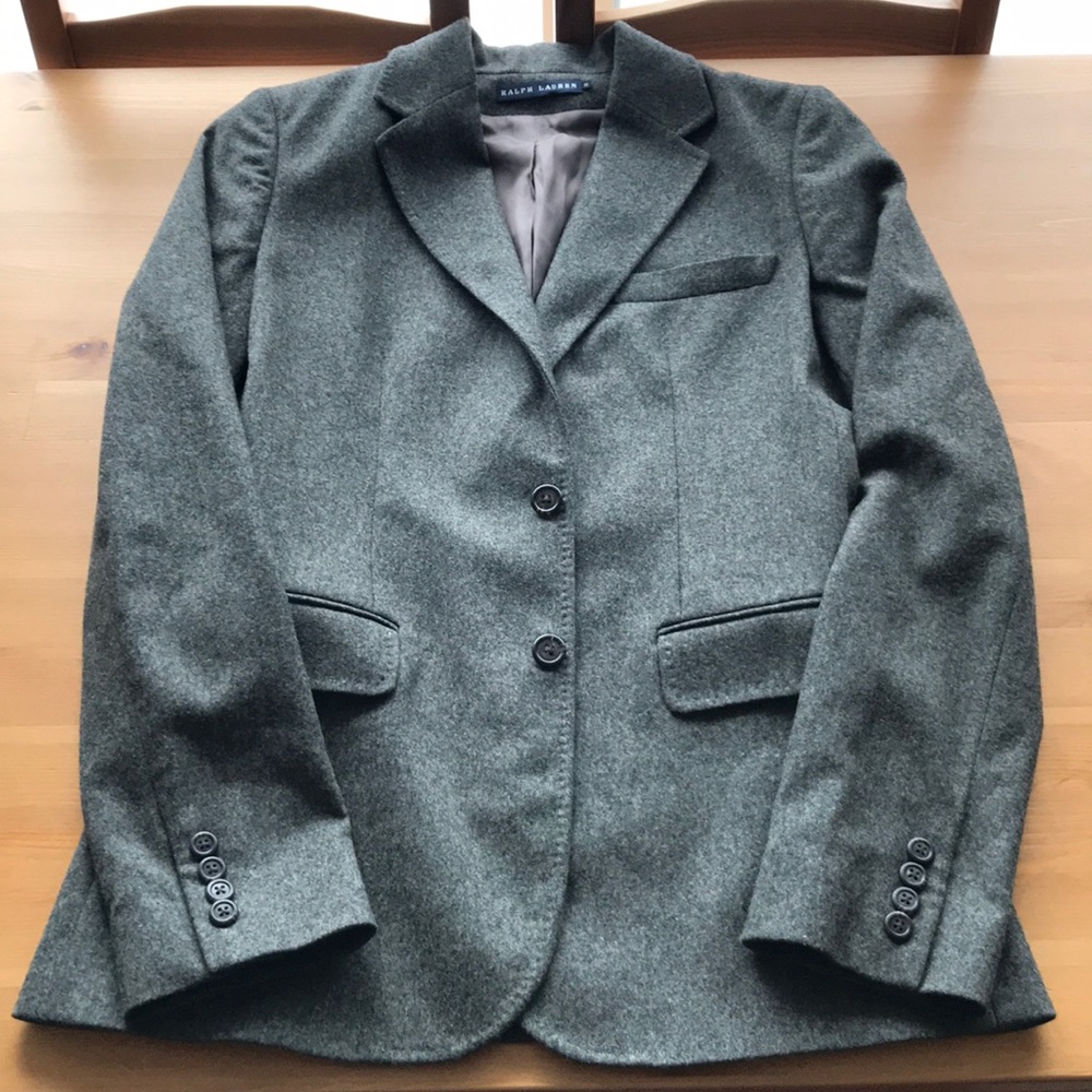 Ralph Lauren Wool Cashmere Blazer Size 8
